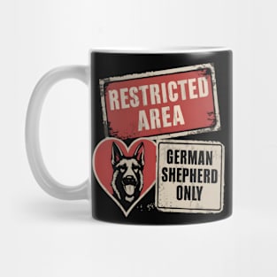 Love German Shepherd Dog Lover Vintage Mug